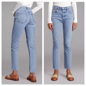 AGOLDE Riley Ulta High Rise Straight Jeans Size 26
